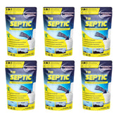 T1B Septic Tank Cleaner | 100X Powerful Microbes Rapidly Degrades Kitchen, Bathroom & Toilet Waste | Eliminates Odour at Source | Pack of 6(250 gram/Packet)