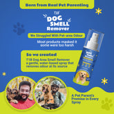 T1B Instant Pet Odour Remover Spray(150ml) | Dog Urine Smell Remover | Bio Enzyme Pet Area Freshener | Safe for Pets & Kids, Eco Friendly