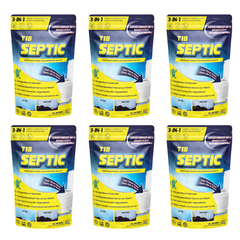 T1B Septic Tank Cleaner | 3-In-1 Formula Degrades Kitchen, Bathroom & Toilet Waste | 6 Months Super Saver Pack ( 1.5 kgs )