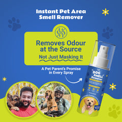 T1B Instant Pet Odour Remover Spray(150ml) | Dog Urine Smell Remover | Bio Enzyme Pet Area Freshener | Safe for Pets & Kids, Eco Friendly Pack of 2