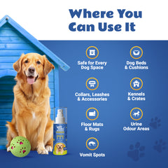 T1B Instant Pet Odour Remover Spray(150ml) | Dog Urine Smell Remover | Bio Enzyme Pet Area Freshener | Safe for Pets & Kids, Eco Friendly